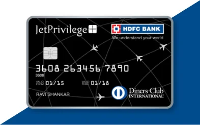 JetPrivilege HDFC Bank Diners Club LoanBazaar JetPrivilege HDFC Bank Diners Club